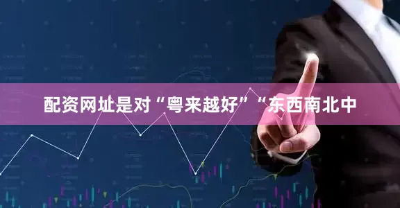 配资网址是对“粤来越好”“东西南北中